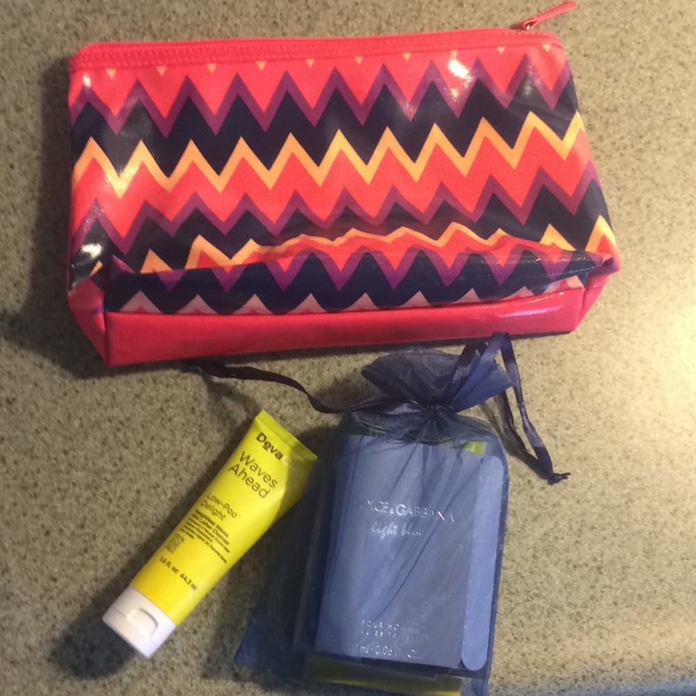 Brand new makeup bag filled with goodies!
